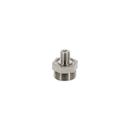 DeepGuard 6000M pressure relief valve (PRV) made from 316 stainless steel, 7/16-inch port, rated to 6000m for ROVs, marine research, and subsea equipment